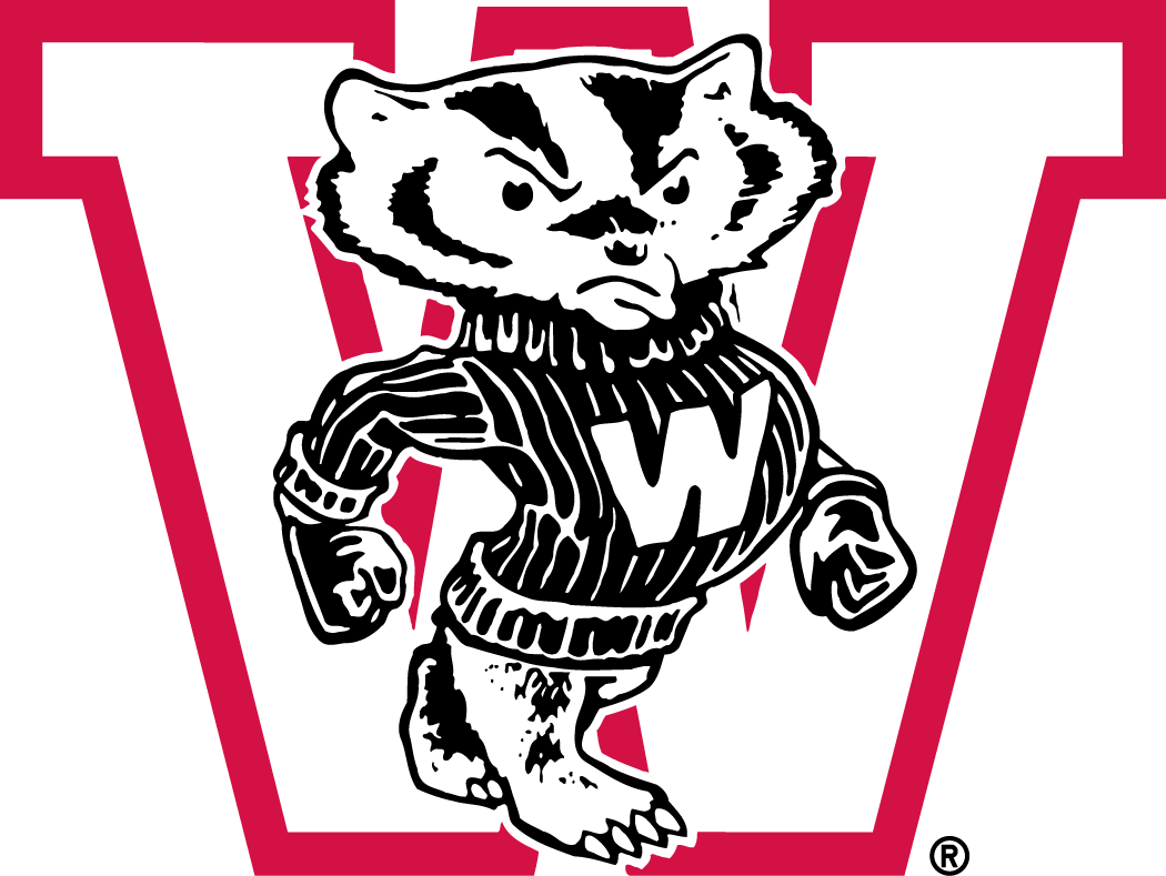 Wisconsin Badgers 1948-1956 Primary Logo vinyl decal